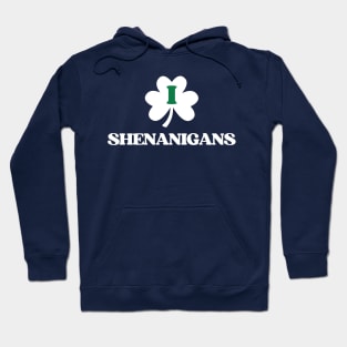 I Love Shenanigans Irish St Patricks Day Shamrock Hoodie